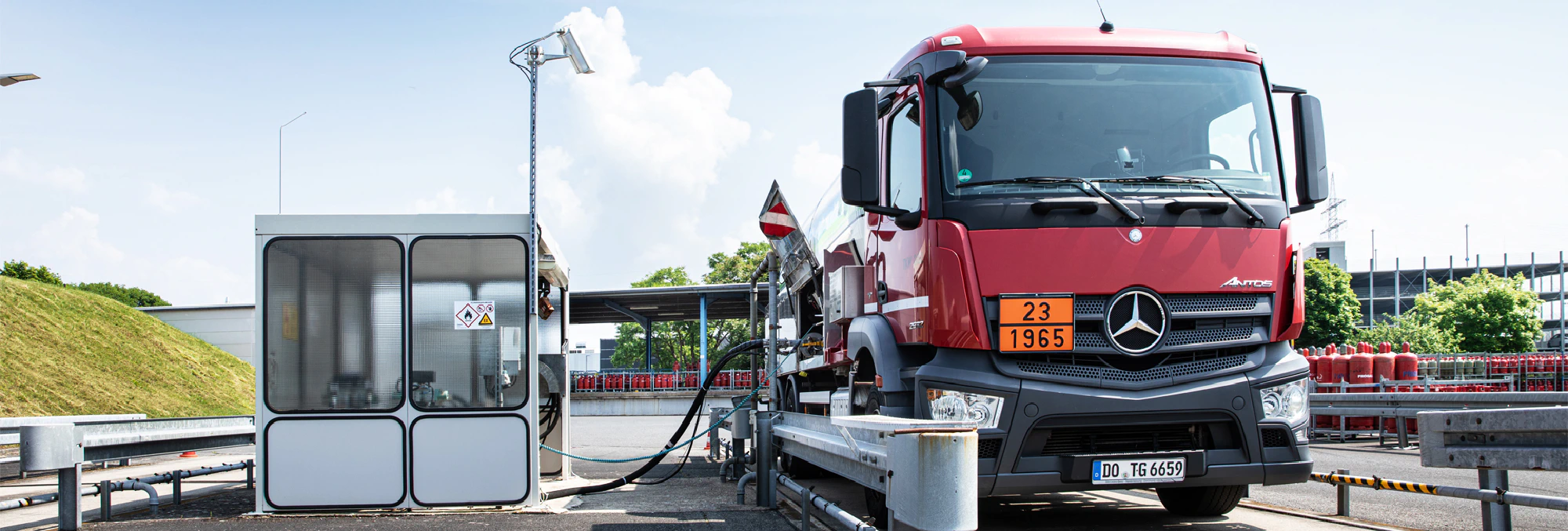 Befüllung Tankwagen